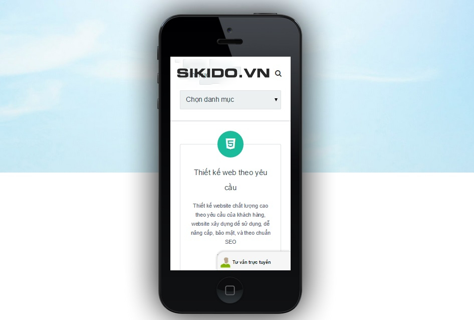 làm giao dien mobile tại công ty thiet kế web chuyen nghiep